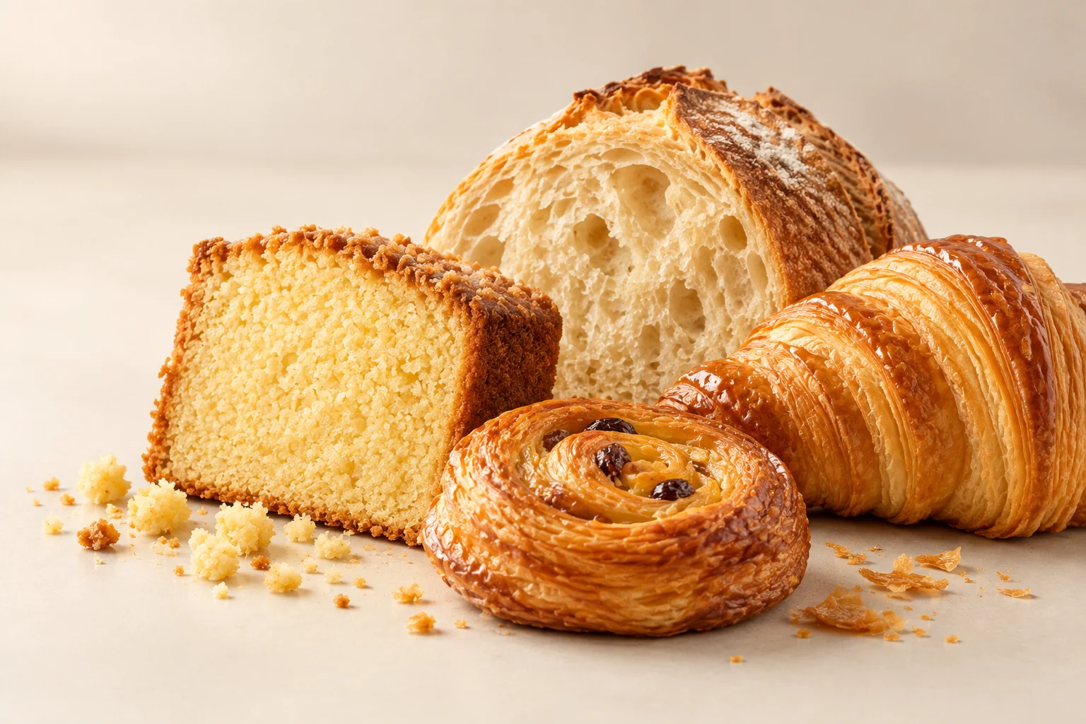 مسحوق خبز مزدوج المفعول bakery application illustration