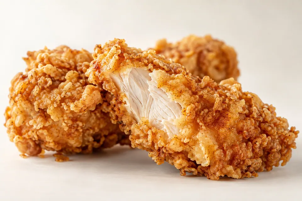 Fried poultry