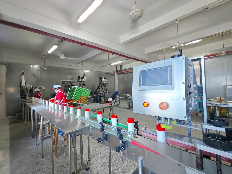 Packaging line · supplied photograph
